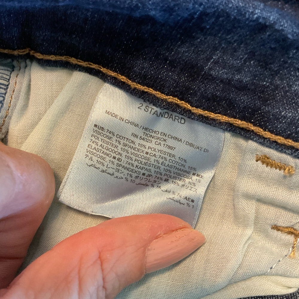 Old Navy Jeans, Mid-Rise, Super Skinny, 5-Pocket, Size 2 - Picture 8 of 11